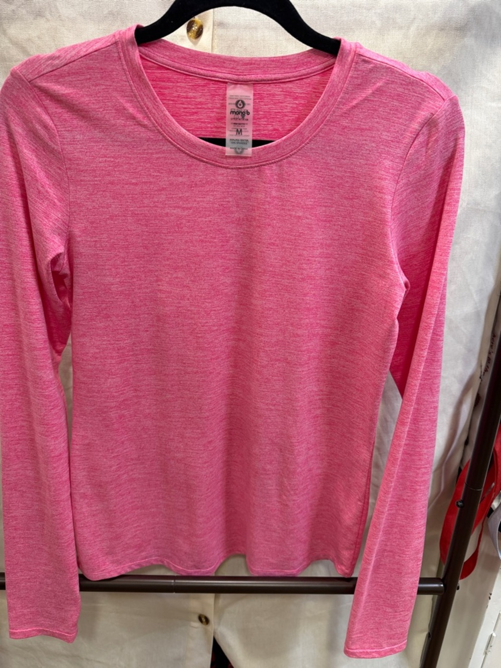 Mono B Pink Long Sleeve Tee